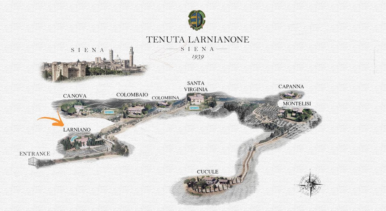 Villa Larniano Siena Eksteriør bilde